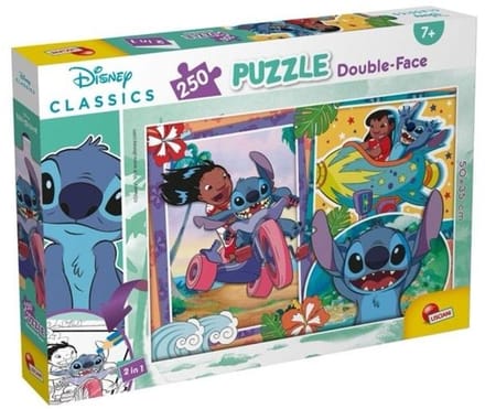 Lisciani - Stitch - Double face - Puzzel - 250 stukjes