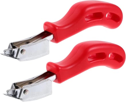 Nietjesverwijderaars Set - Tack Puller Gereedschap - Meubel Reparatie - Hefboom Ontwerp - 16cm Lengte - Rood