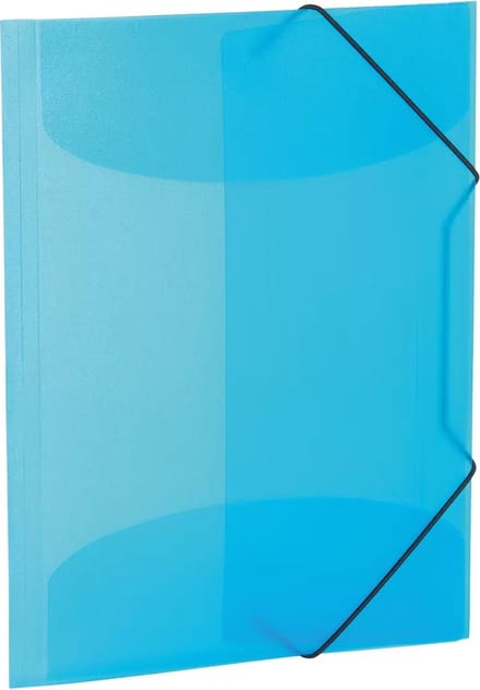 HERMA 19506 map Polypropyleen (PP) Blauw, Doorschijnend A4
