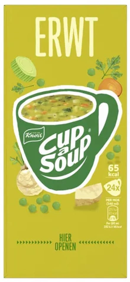 Knorr Cup-a-Soup Erwt 24 x 140 ml