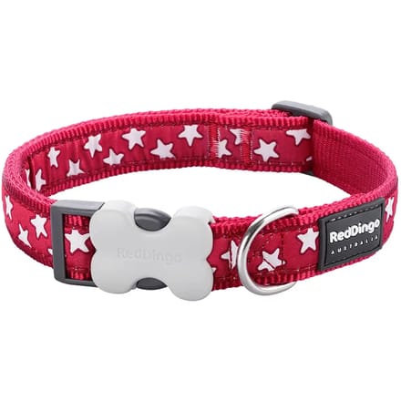 Verstelbare hondenhalsband Red Dingo