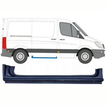 Schuifdeur dorpel reparatiepanel voor Mercedes Sprinter 2006-2018 / Rechts