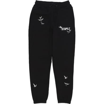 Lichtgewicht heren trainingsbroek Flock Logo sweatpant zwart