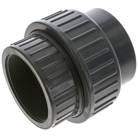 PVC Lijmmof Binnendraad Rp 3'' FKM