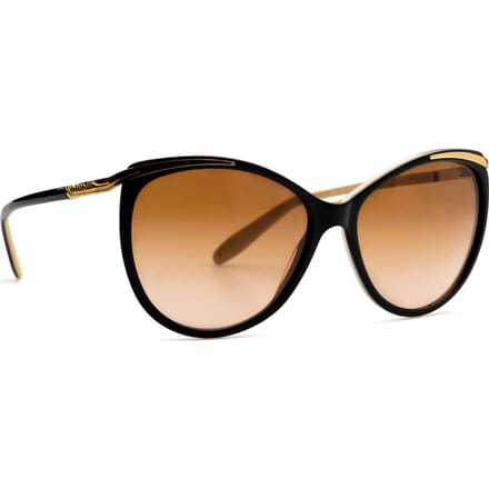 Ralph by Ralph Lauren Cat Eye Dames Donkerbruin Bruin Oranje Kleurverloop Zonnebril