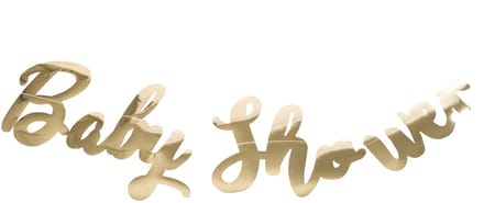 ARTYFETES - Baby Shower Letter Slinger Goud Metallic 1 m