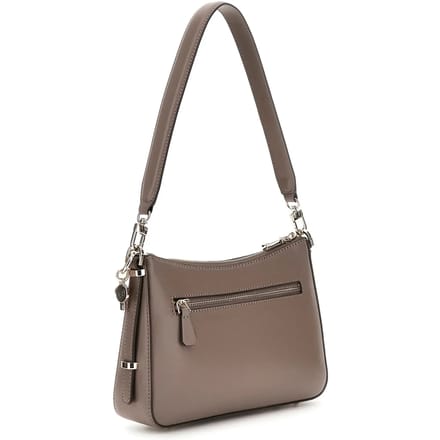 GUESS Schoudertas Daryna Top Zip Shoulder Bag Dark Taupe