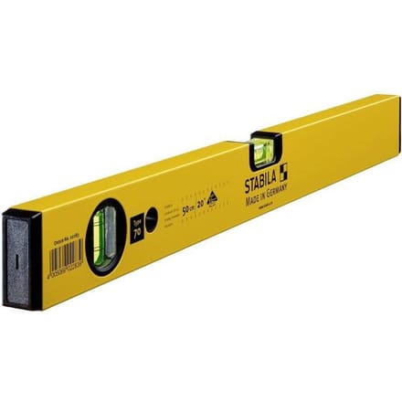 Stabila Type 70, 50 cm 2283 Metalen waterpas 50 cm 0.5 mm/m