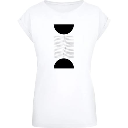 T-shirt dames Merchcode Abstract Lines