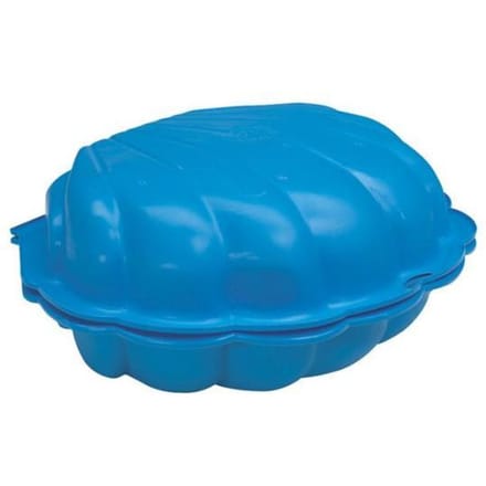 Paradiso Toys 2-delige zandbak schelp blauw Zandbakken