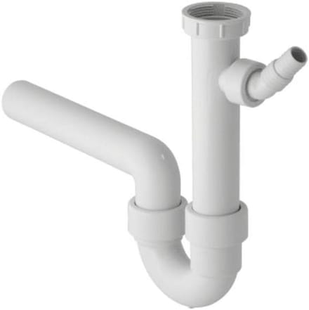 Tafelafvoer G1 1/2 x 40 mm Wit - Geschikt voor Wastafels