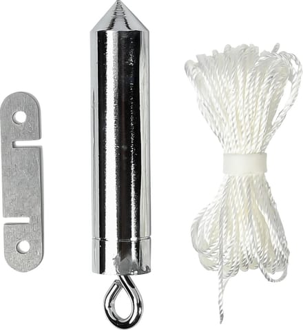 Benson Schietlood - 80 gram - 5 meter touw - Nauwkeurige verticale metingen - Duurzaam ontwerp