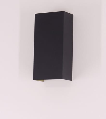 Wandlamp zwart goud metaal – up down – 2 x GU10 – 20 cm