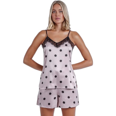 Elegante stippenpyjama met schouderbandjes voor dames Admas Classic