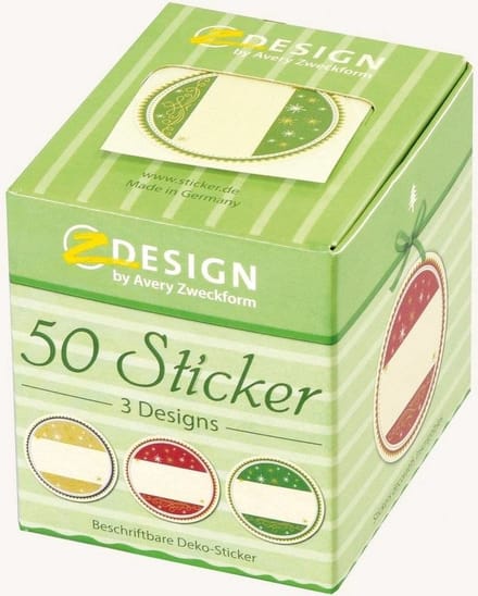 Avery 56829, Papier, Meerkleurig, Permanent, 38 mm, 38 mm, 50 stuk(s)