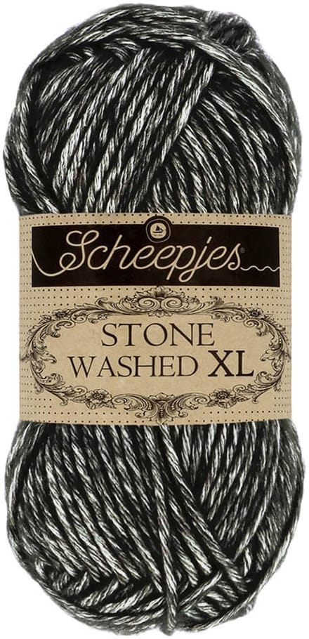 Scheepjes Stone Washed XL 50 gr - 843 Black Onyx