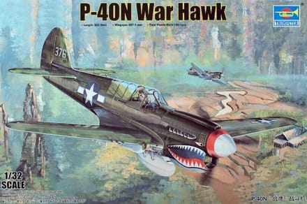 Trumpeter Modelbouwpakket Militaire voertuigen - 02211 P-40M War Hawk Plastic - 1:32 - Modelbouw