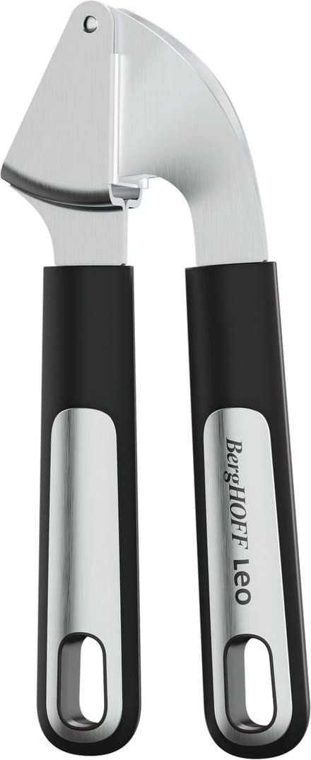 LEO Knoflookpers Graphite - Metaal -