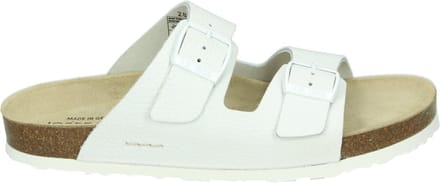 Josef Seibel - HERMINE 01 - Dames slippers - Kleur: Wit/beige - Maat: 38