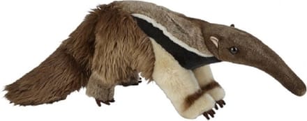 Ravensden Pluche miereneter knuffeldier - bruin - 60 cm - Miereneters bosdieren knuffels