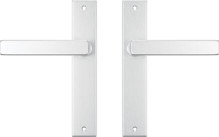 AXA Deurbeslag set Binnendeur - Edge Riga - Deurkruk Aluminium - Deurklink met schild