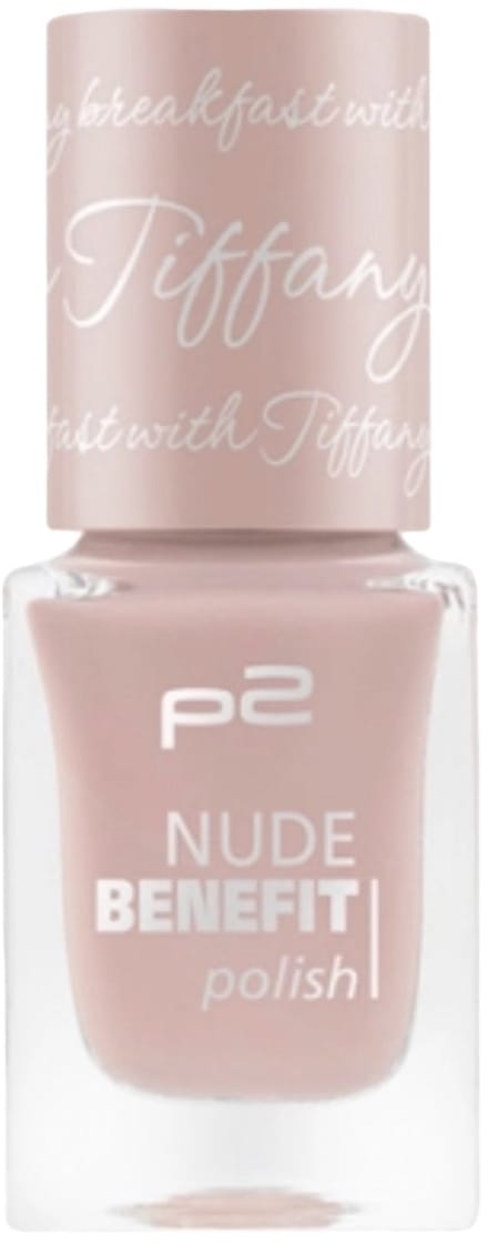 P2 Cosmetics EU Nude Benefit Nagellak 030 Breakfast with Tiffany 10ml