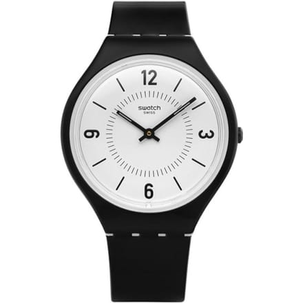 SWatch Mannen S Urethaan Horloge SkinSuit Svob101 SVOB101 white