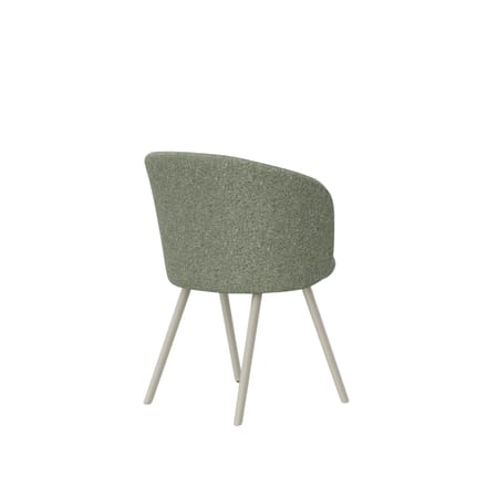 Vitra Mikado fauteuil aluminium frame - Nubia ivoor/bos