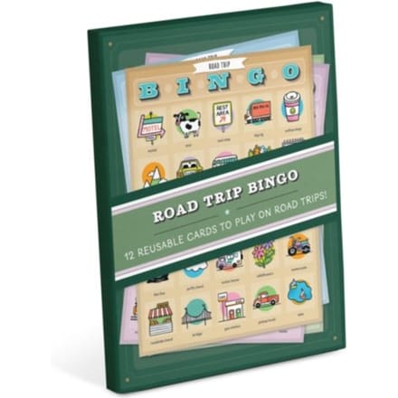 Knock Knock Roadtrip Bingo, 12 Reusable Cards For Road Trips - Knock Knock
