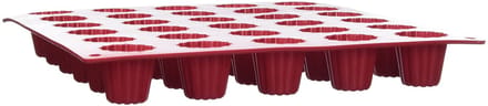513107 siliconen Cannelé-vorm, rood