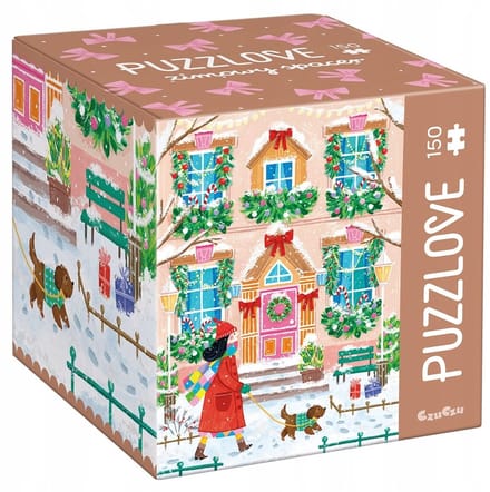 CzuCzu Puzzlove 150 Stukjes - Winterse Wandering Puzzel