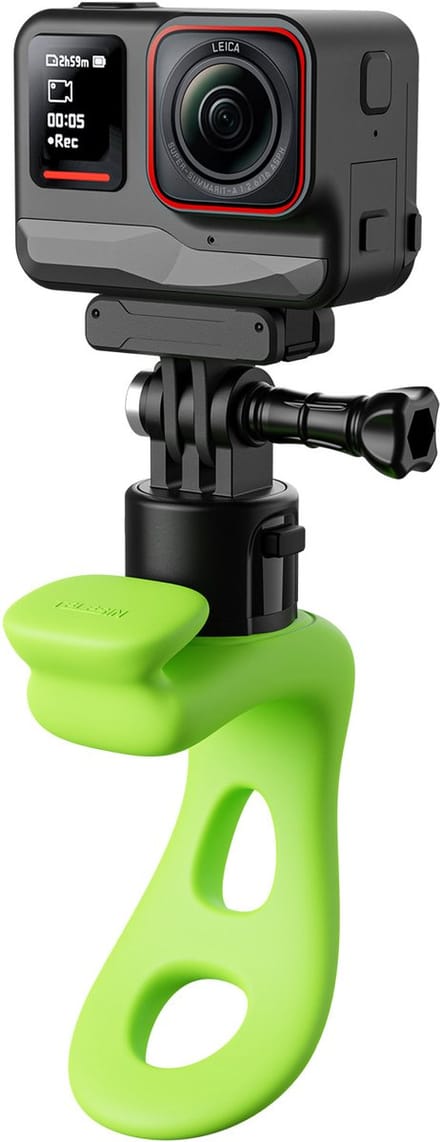 Telesin T-TLQ-005 Quick-Release Mount voor Action Camera - Magnetische Bevestiging - Met Dubbele Vergrendeling - ABS en PC - Groen