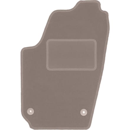 Beige bestuurdersmat voor: Volkswagen Fox hatchback (2005-2011)