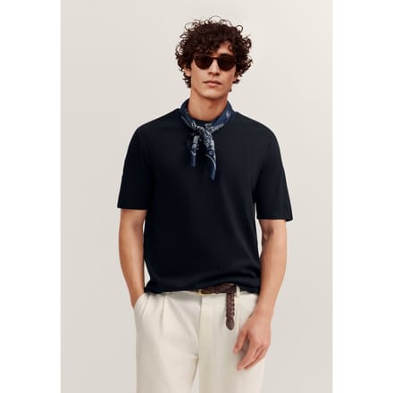 Bugatti Herren T-shirt elegant met ronde hals