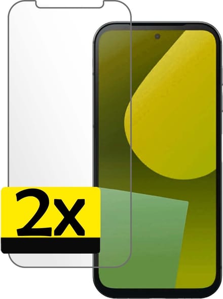 Screenprotector - Geschikt voor Fairphone 5 - 2 Stuks - Extra Sterk - Beschermglas - Gehard Glas - Tempered Glass - Screen Protector
