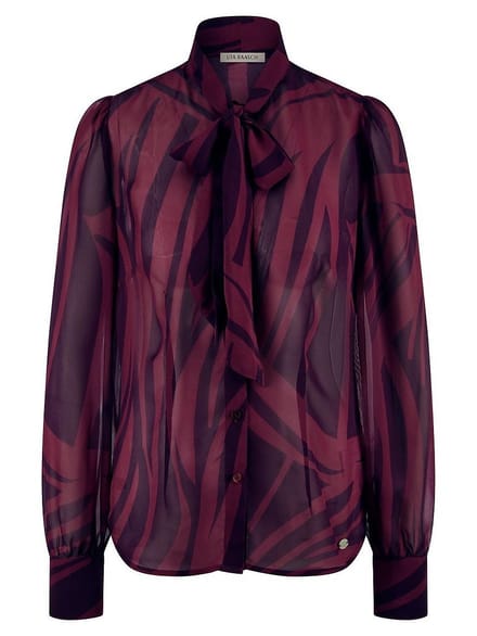 Blouse lange mouwen Van St. Emile rood