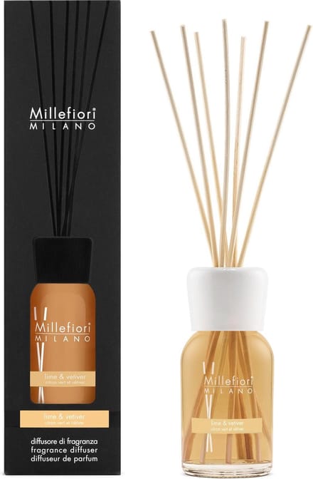 Millefiori Milano Geurstokjes 100 ml - Lime & Vetiver
