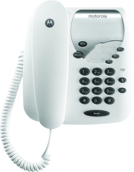 Telefoon met 13 geheugens - wandmontage mogelijk - wit - CT1