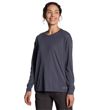 Craghoppers Dames Nosilife Langsleeve T-Shirt (Anthraciet)