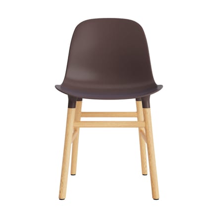 Normann Copenhagen Form stoel met houten frame - NormannCopenhagenFormBrown - eiken