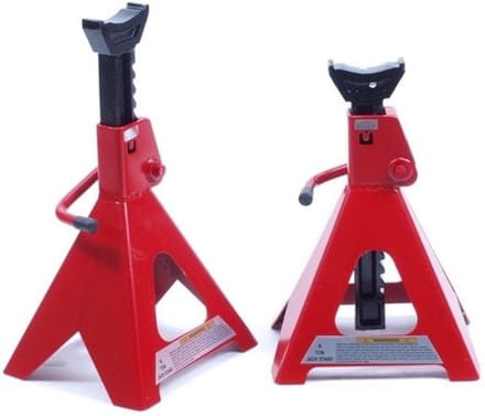 2 delige assteunen set met een maximale belasting van 6 ton - stabiele 4 poot