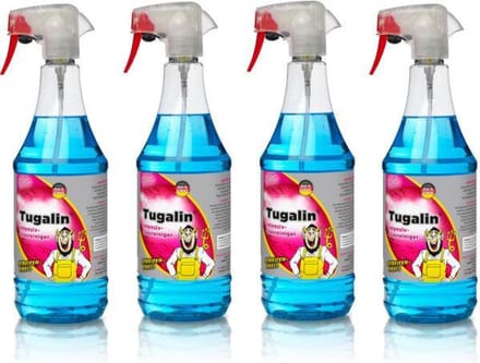 4 x Tugalin glasreiniger 1000 ml.