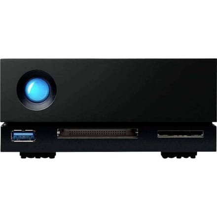 LaCie 1big Dock Thunderbolt 3 8 TB Harde schijf array Thunderbolt 3, DisplayPort, USB-A 3.2 Gen 2, USB-A 3.2 Gen 1, Cardreader Zwart STHS8000800