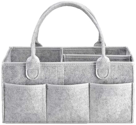 Luiertas - Opbergtas - Outdoor tas - Draagbare luiertas - Lichtgrijs
