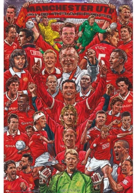 Poster Manchester United Legends 61x91,5cm