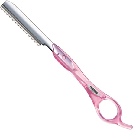 Feather Styling Razor Transparant Pink