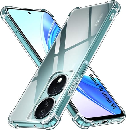 Hoesje voor Honor 90 Smart 5G backcover Shockproof siliconen Transparant