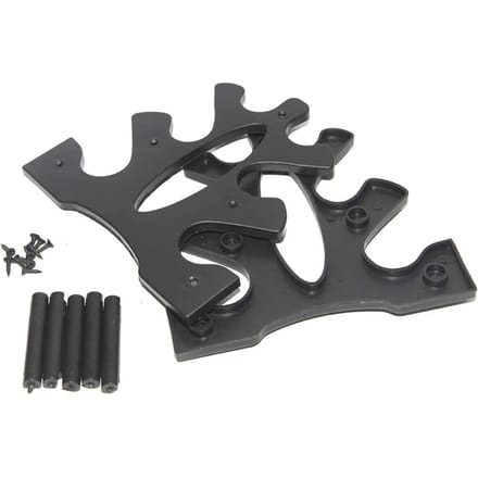 Halterrek 5 Niveaus Eenvoudige Montage PP Kleine Halterhouder Fitnessapparatuur Accessoires
