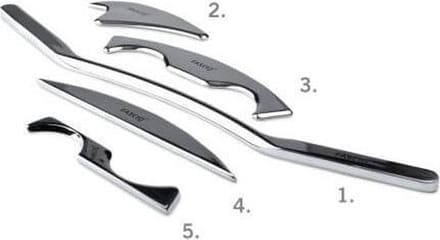 FASCIQ® Set large – 5 zware IASTM Tools. Instrument voor fasciebehandeling en bindweefselmassage