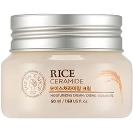 THE FACE SHOP Rijst & Ceramide Hydraterende Crème 50ml gray